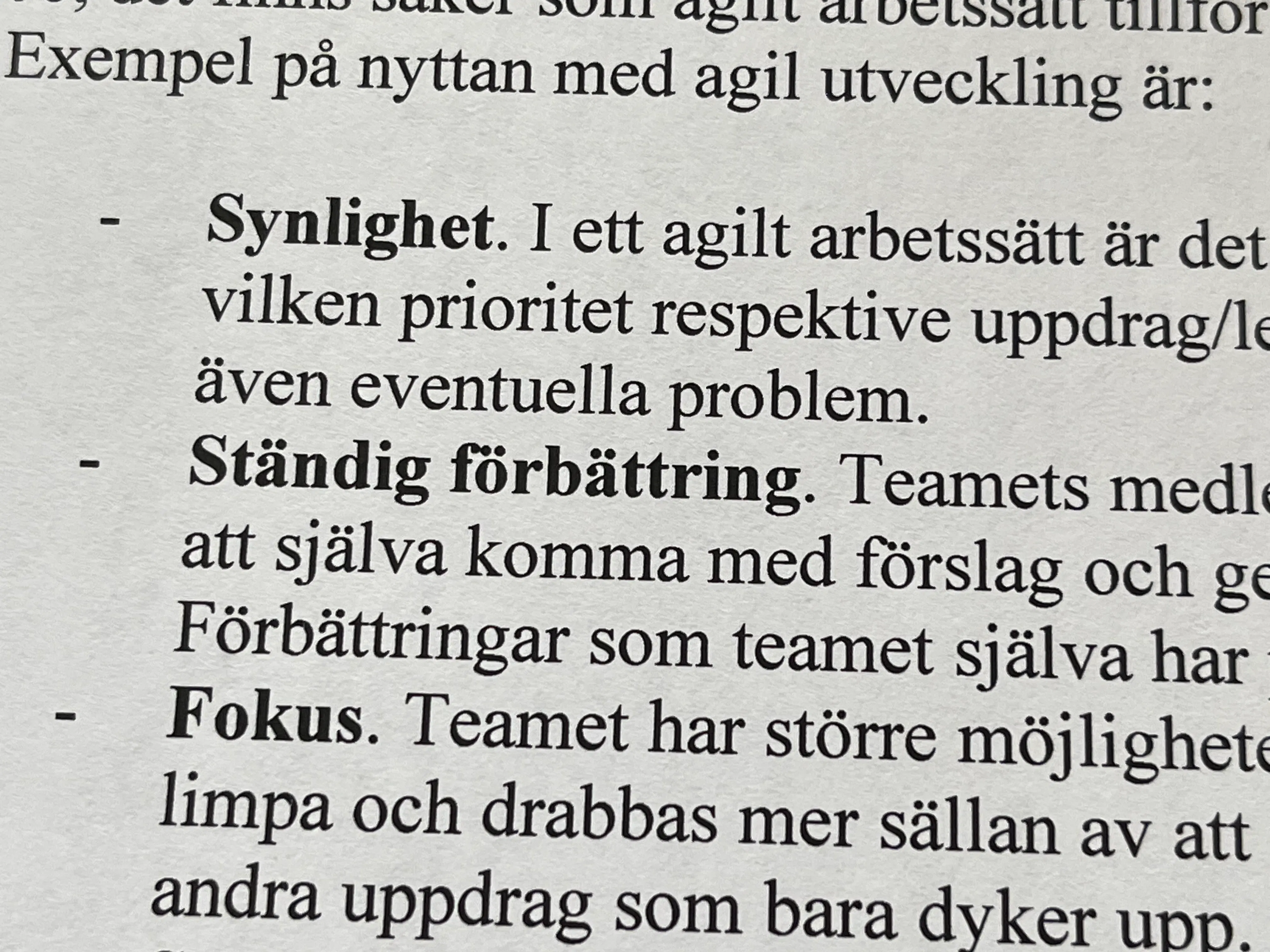 Vad innebär ett agilt arbetssätt?